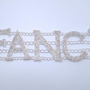 FANCY Rhinestone Choker